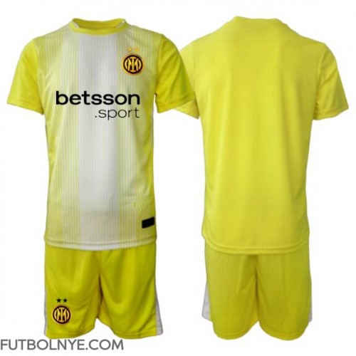 Camiseta Inter Milan Portero Visitante Equipación para niños 2025-26 manga corta (+ pantalones cortos)